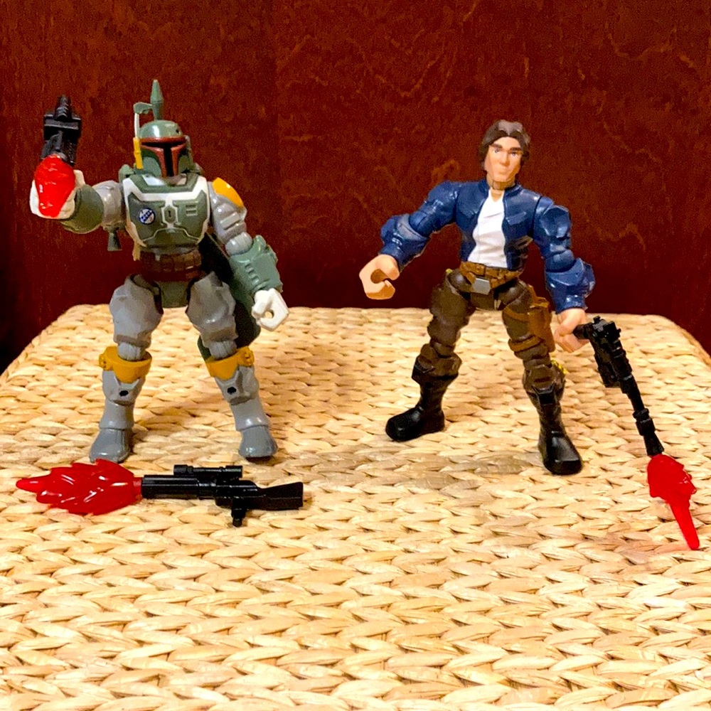 Boba Fett and Han Solo Mash Up Figures